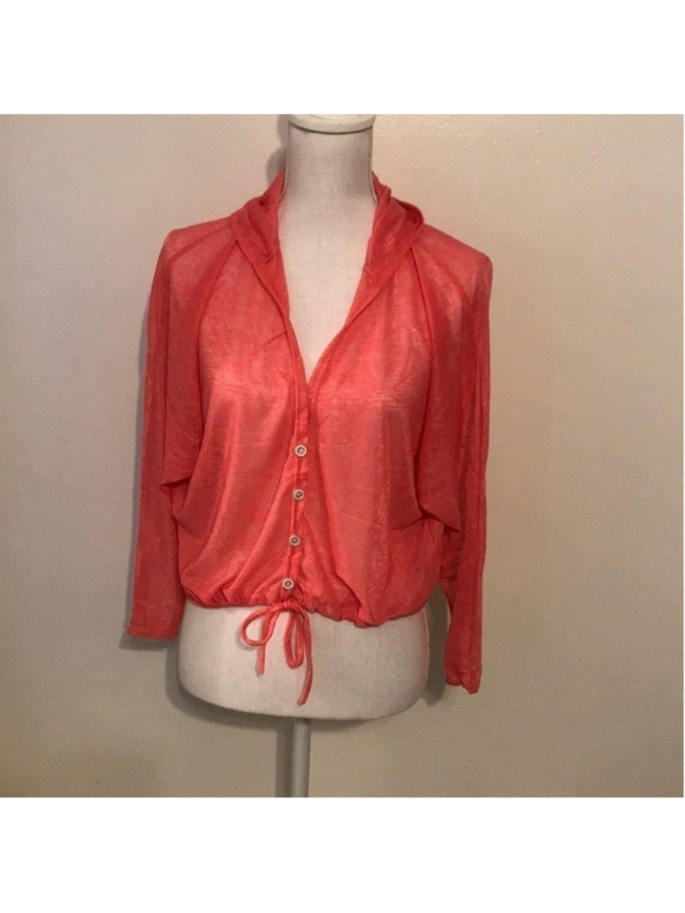 PINK SHEER JACKET - Picture 2 of 6